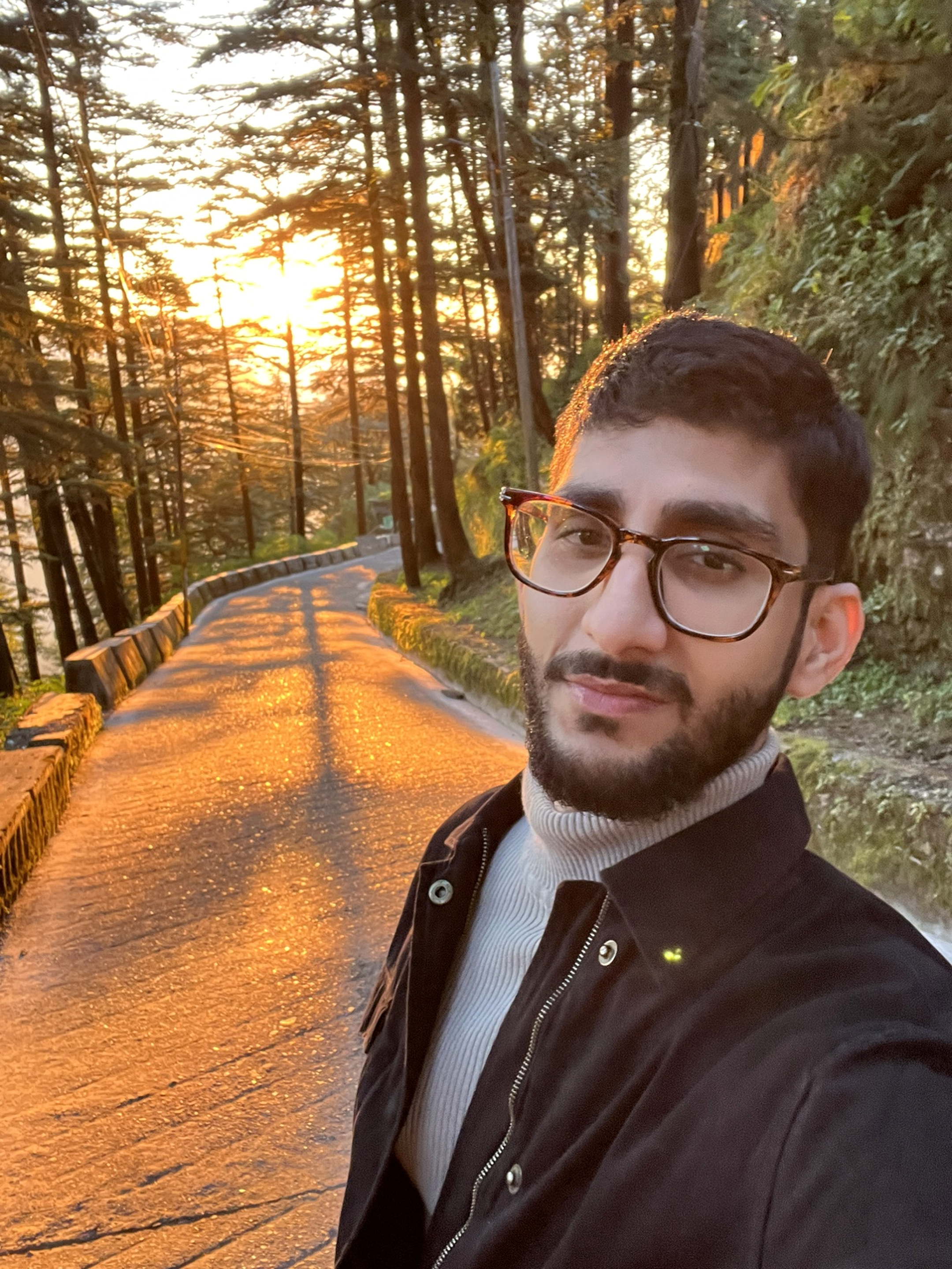 AADIL portrait in warm sunset light
